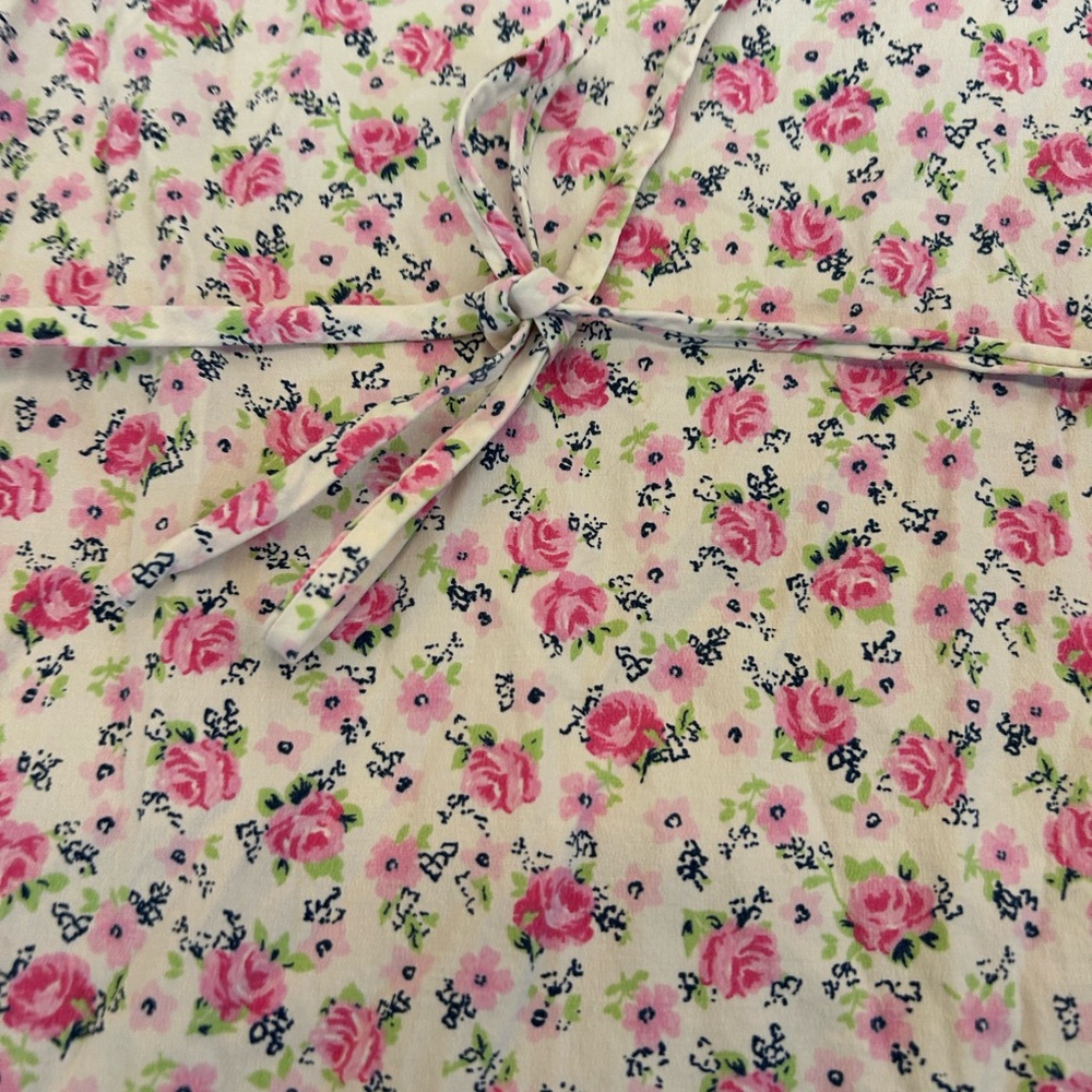 ZOEY Vintage 90s Pink Floral Girls Dress - Picture 6 of 6